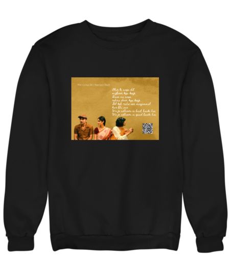 Musical Postcard On a T-Shirt-Phir Le Aaya Dil Sweatshirt