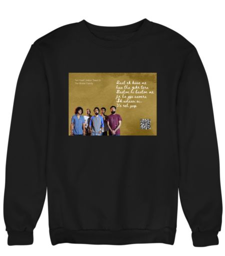 Musical Postcard On a T-Shirt-Teri yaad Sweatshirt