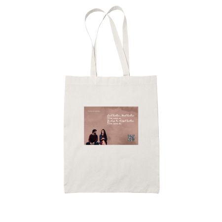 Musical Postcard On a T-Shirt-Theher Ja  White Tote Bag