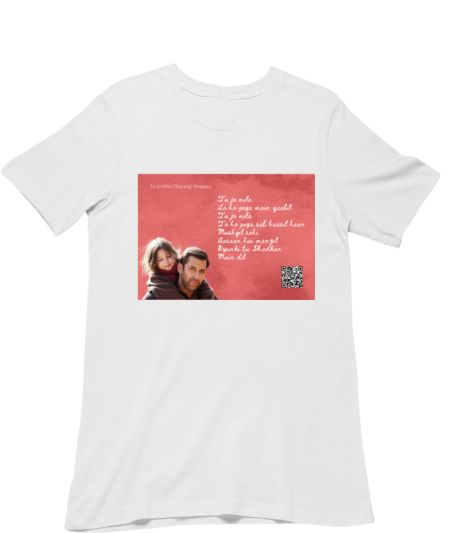 Musical Postcard On a T-Shirt-TU JO MILA Classic T-Shirt