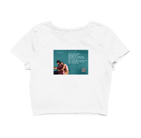 Musical Postcard On a T-Shirt-TUM HO Crop Top