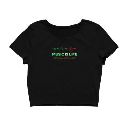 Music love  Crop Top