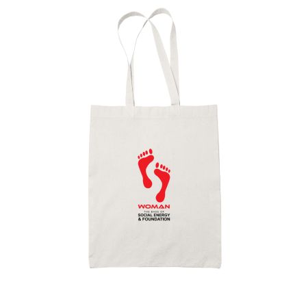 Women's Day - The Base of Social Energy & Foundation (W) White Tote Bag