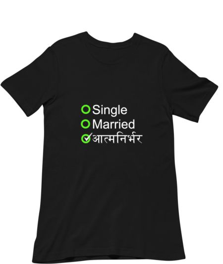 Single Married Atmnirbhar Classic T-Shirt