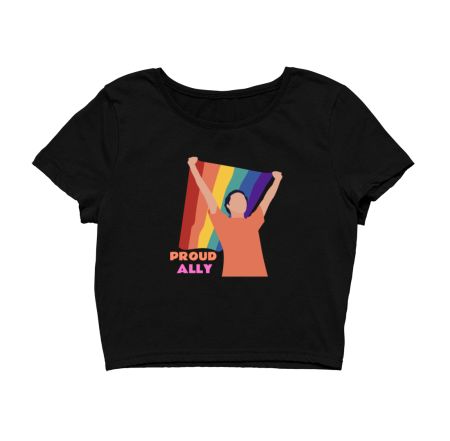Proud Ally - LGBT+ Pride Crop Top