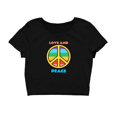 Love And Peace - LGBT+ Pride Crop Top