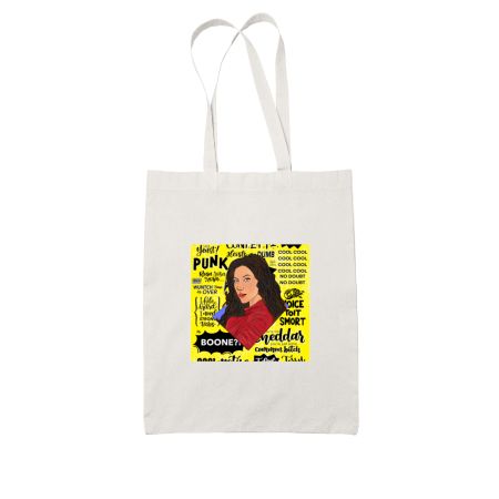 B99 White Tote Bag