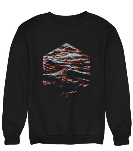 hexagon abstract art Sweatshirt