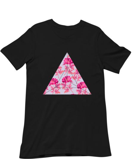 Vintage pink flower pattern  Classic T-Shirt