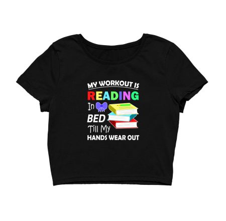 Funny Quote Readers Book Fan Crop Top