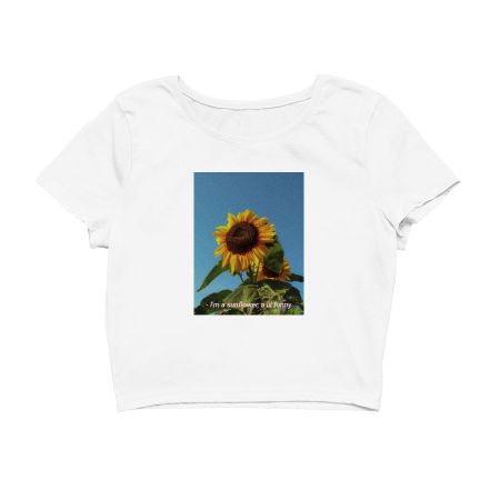 Sunflower Crop Top