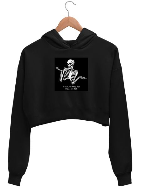 Funny Ext aesthetic T-shirt  Crop Hoodie