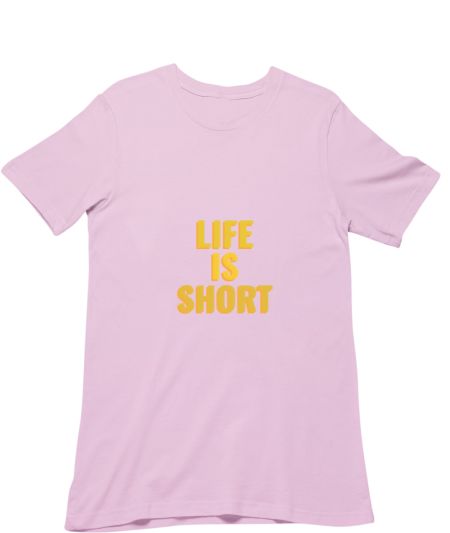 Life Is Short Word Regular T-Shirt