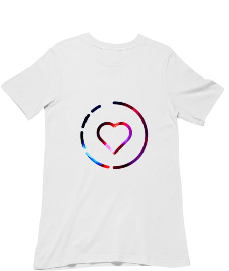 Minimal Heart design Regular T-Shirt