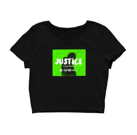 JUSTIN BIEBER JUSTICE MERCH (SPOTIFY COLLECTION) Crop Top