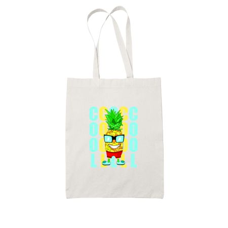 Funny Pineapple Pun Summer Outfit  White Tote Bag