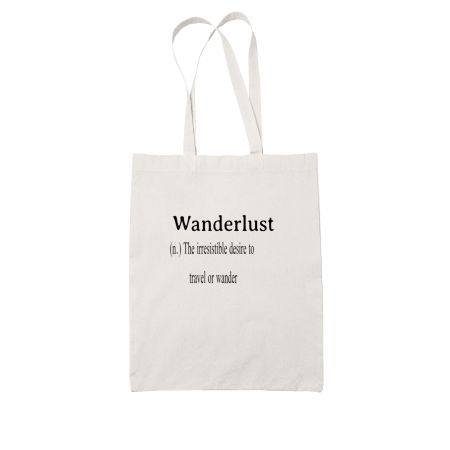 Wanderlust t -shirts White Tote Bag