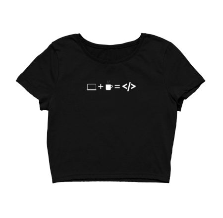 Life of a Coder Crop Top