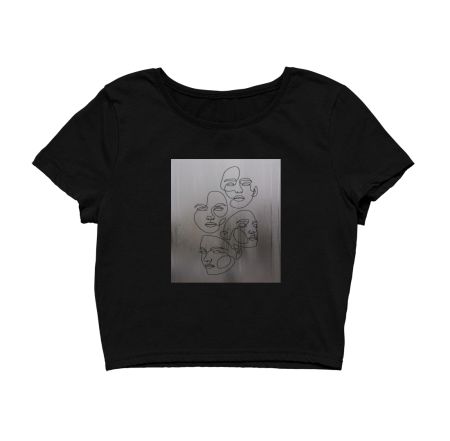 LINE-ART 1 Crop Top