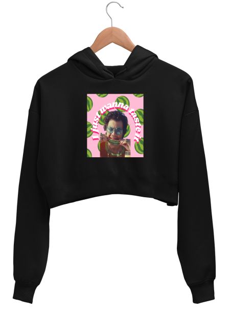 Harry styles fan merch Crop Hoodie