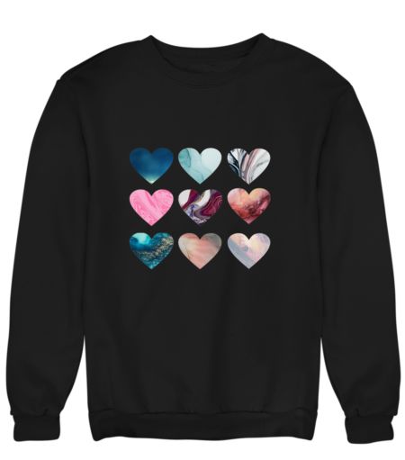 Colourful Heart Sweatshirt