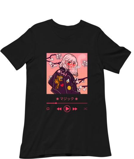 Anime Girl - Cherry Blossom Classic T-Shirt