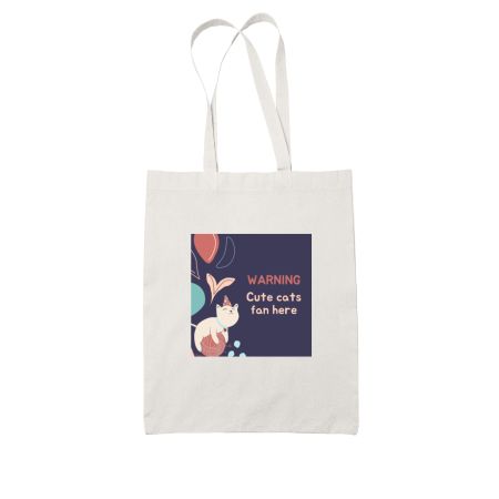 Cat lover White Tote Bag