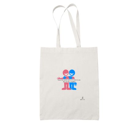 Friend White Tote Bag