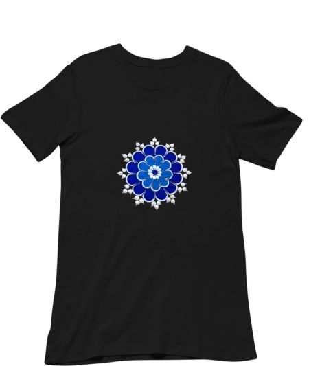 Rangoli_blue Classic T-Shirt