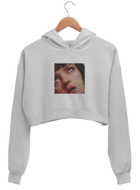 Pulp Fiction Crop Hoodie