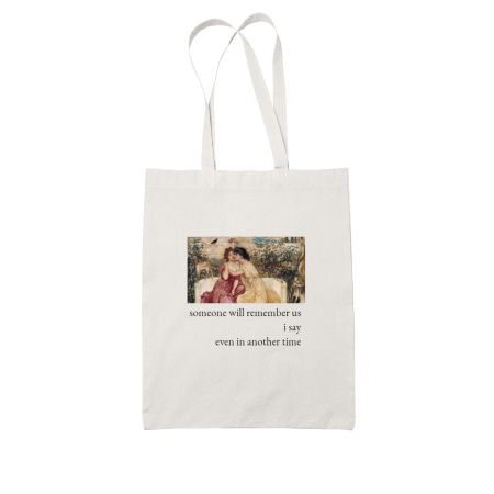 sappho and erinna in a garden at mytilene White Tote Bag