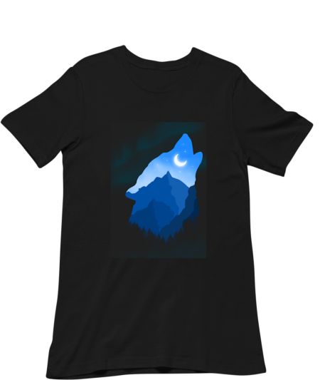 Wolf Graphic Regular T-Shirt