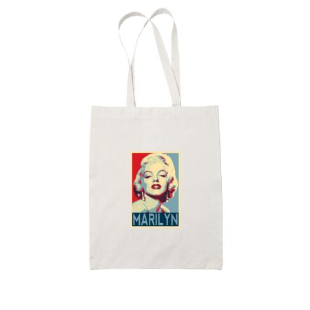 Vintage Poster Series - Marilyn Monroe White Tote Bag