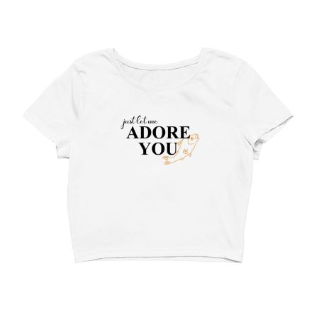 Harry styles adore you merch Crop Top