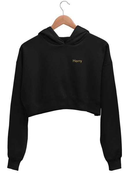 harry styles merch Crop Hoodie