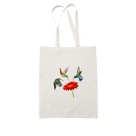 Dance of Hummingbirds White Tote Bag