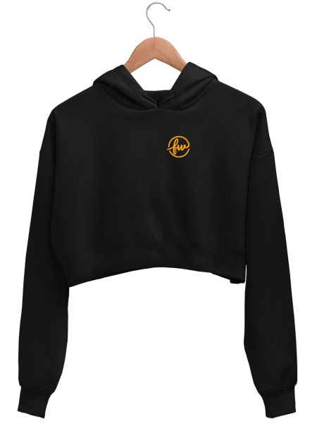 FW Logo Crop Hoodie