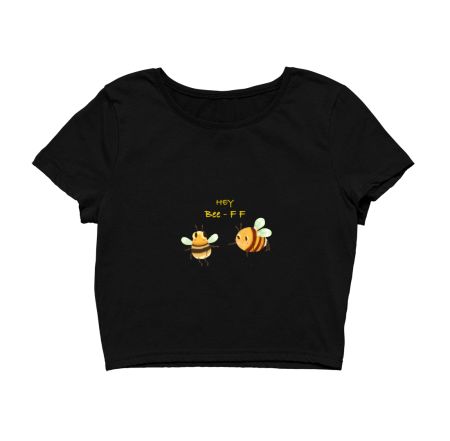 Let's Bee- bff Crop Top