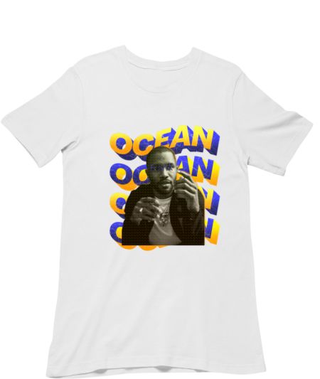 Frank Ocean Art Pop T-shirt (Blue & Yellow) Classic T-Shirt