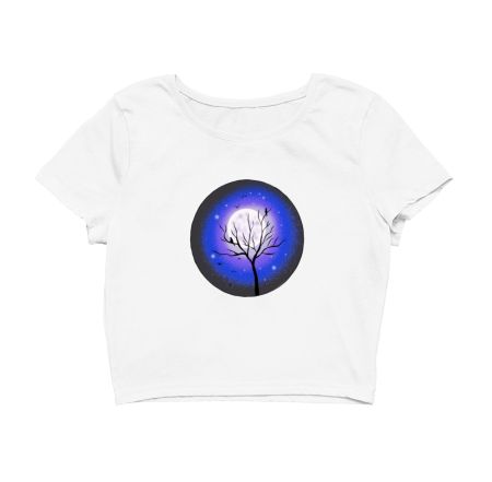 Moon light unisex Crop Top