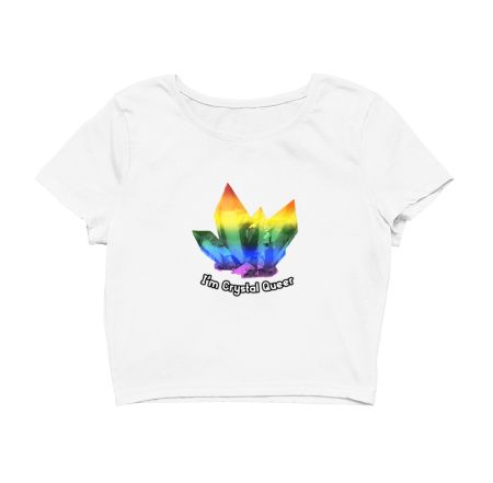 CRYSTAL QUEER Crop Top