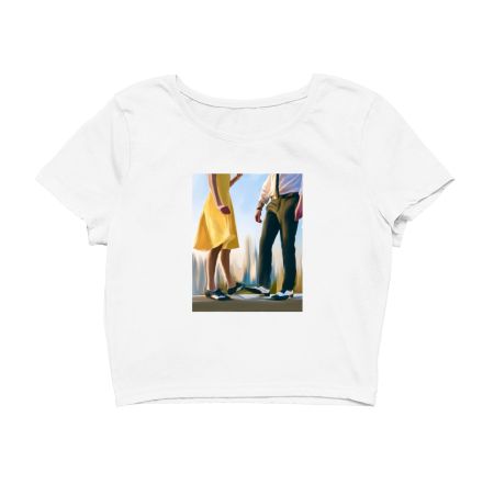 La La land - emma stone, ryan gosling, movie art Crop Top