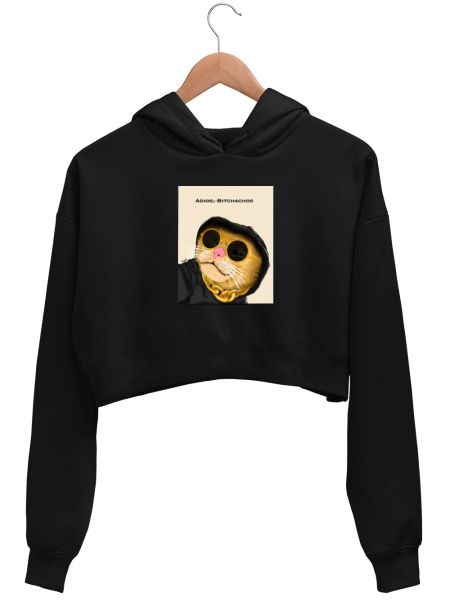 Adios Bitchachos Crop Hoodie