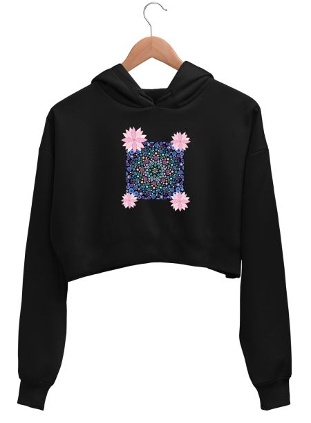 mandalatr Crop Hoodie