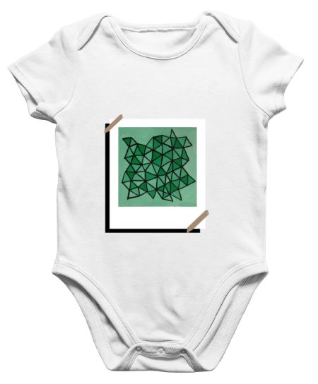 Minimalistic Triangles Onesie