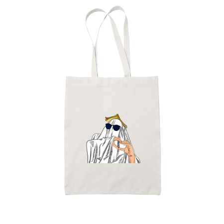 Ghost Reader- no bg White Tote Bag