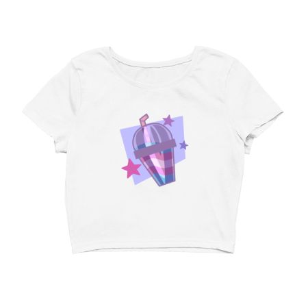 Transgender Pride Juice Crop Top