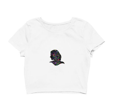 Abstract art Crop Top