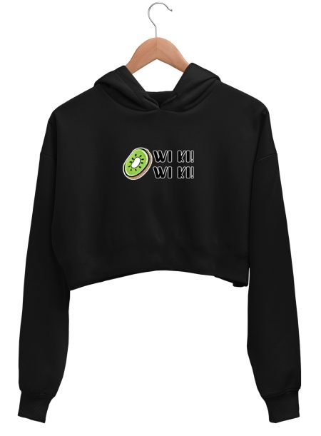 Kiwi wiki! Crop Hoodie