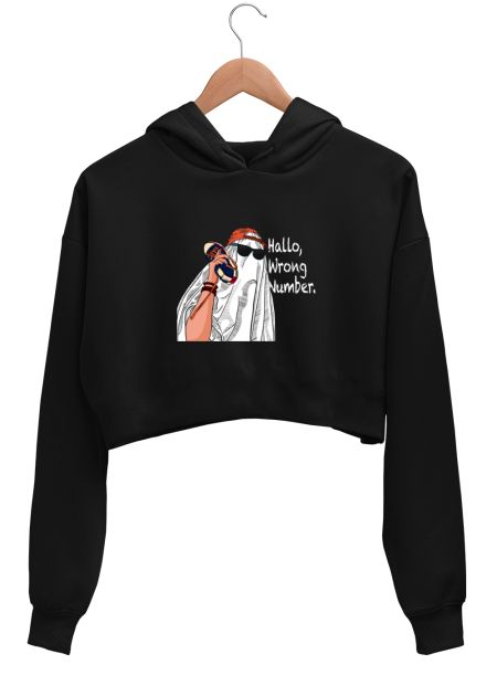 Hallophone 2 Crop Hoodie